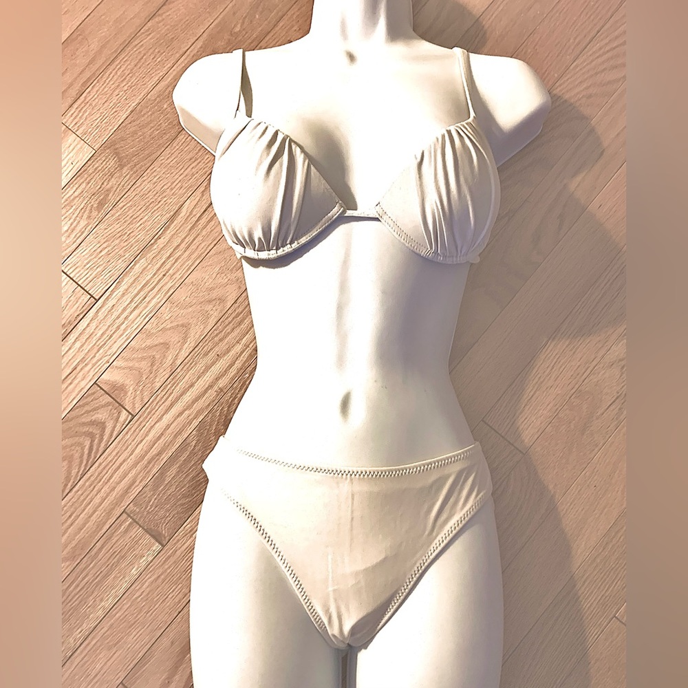 AKA Luxury Swimwear White Bikini